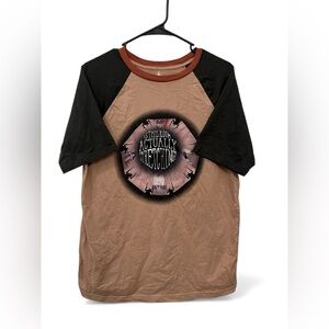 Disney Haunted Mansion “Is This Room Actually Stretching?” Raglan Tee Size S